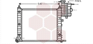 Van Wezel 30002349 - Radiator, engine cooling autospares.lv