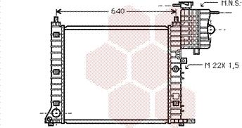 Van Wezel 30002213 - Radiator, engine cooling autospares.lv