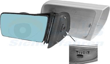 Van Wezel 3030807 - Outside Mirror autospares.lv