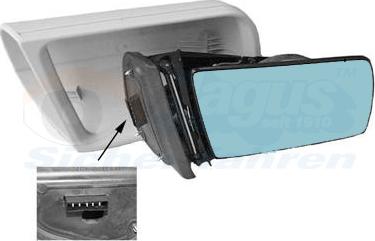 Van Wezel 3031808 - Outside Mirror autospares.lv