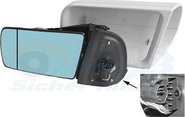 Van Wezel 3031817 - Outside Mirror autospares.lv