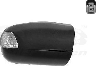 Van Wezel 3029842 - Cover, housing, outside mirror autospares.lv