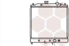 Van Wezel 32002068 - Radiator, engine cooling autospares.lv