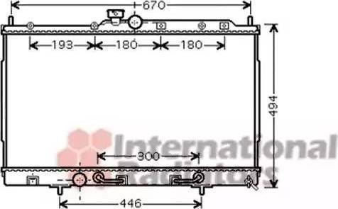 TEMPEST TP.1562893 - Radiator, engine cooling autospares.lv