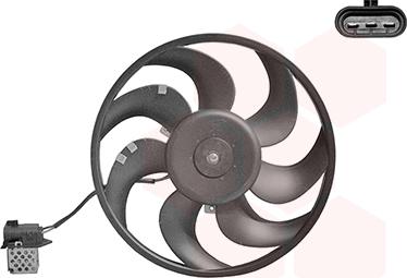 Van Wezel 3745746 - Fan, radiator autospares.lv