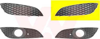 Van Wezel 3748591 - Ventilation Grille, bumper autospares.lv