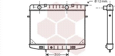 Van Wezel 37002188 - Radiator, engine cooling autospares.lv