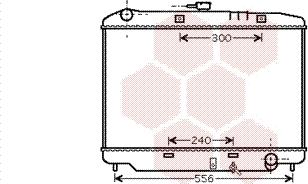 Van Wezel 37002179 - Radiator, engine cooling autospares.lv