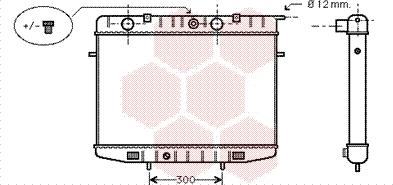 Van Wezel 37002175 - Radiator, engine cooling autospares.lv