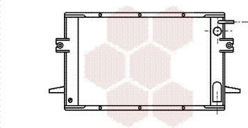 Van Wezel 28002028 - Radiator, engine cooling autospares.lv