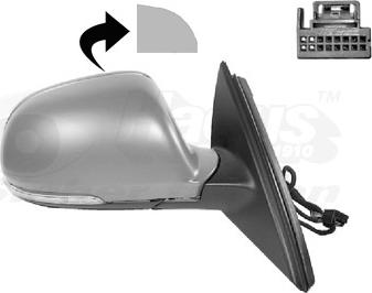 Van Wezel 7636808 - Outside Mirror autospares.lv