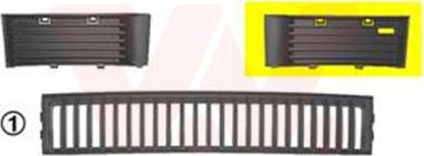 Van Wezel 7625591 - Ventilation Grille, bumper autospares.lv