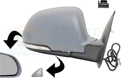 Van Wezel 7623806 - Outside Mirror autospares.lv