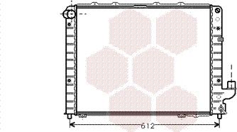 Van Wezel 73002059 - Radiator, engine cooling autospares.lv