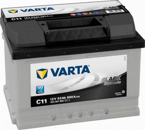 Varta 553401050 - Starter Battery autospares.lv