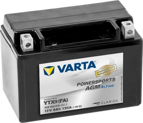 Varta 508909013A512 - Starter Battery autospares.lv