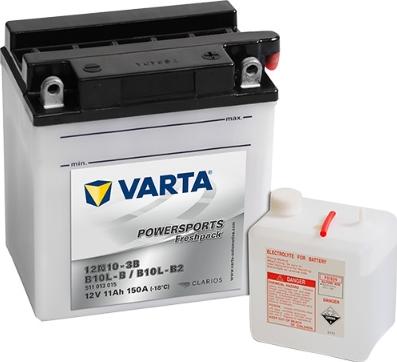 Varta 511013015I314 - Starter Battery autospares.lv