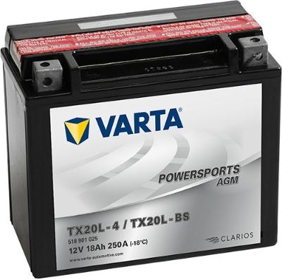 Varta 518901025I314 - Starter Battery autospares.lv