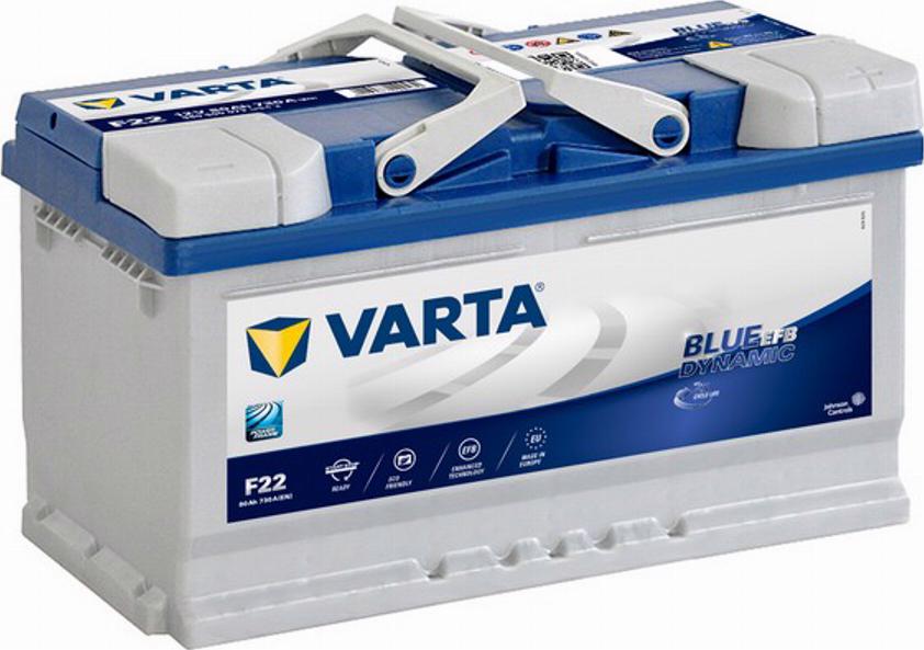 Varta 580500073 - Starter Battery autospares.lv