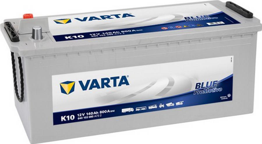 Varta 640103080 - Starter Battery autospares.lv