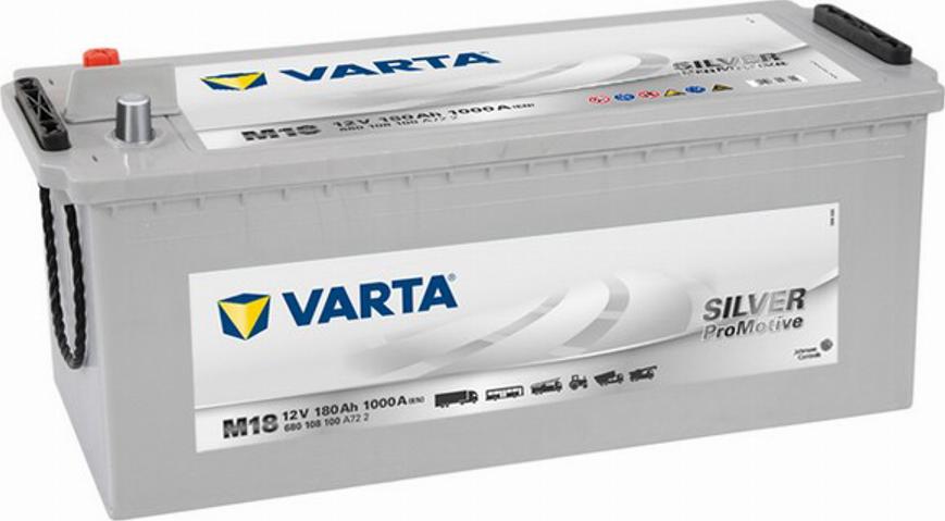 Varta 680 108 100 - Starter Battery autospares.lv