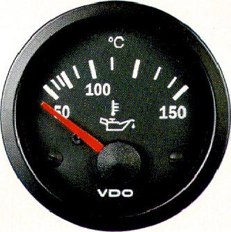 VDO 310-010-003K - Gauge, oil temperature autospares.lv