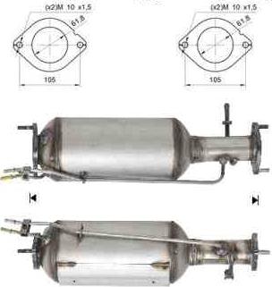 VEGAZ FK-897AT - Soot / Particulate Filter, exhaust system autospares.lv