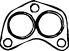 VEGAZ HUD-102 - Gasket, exhaust pipe autospares.lv