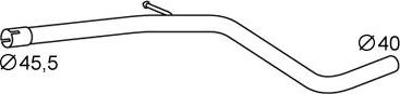 VEGAZ RR-439 - Exhaust Pipe autospares.lv