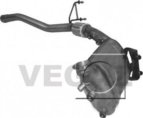 VEGAZ VK-811 - Soot / Particulate Filter, exhaust system autospares.lv