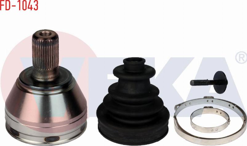 Veka FD-1043 - Joint Kit, drive shaft autospares.lv