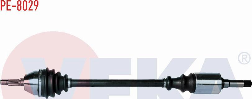 Veka PE-8029 - Drive Shaft autospares.lv