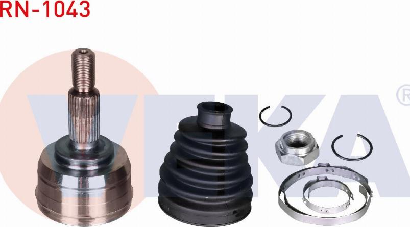 Veka RN-1043 - Joint Kit, drive shaft autospares.lv