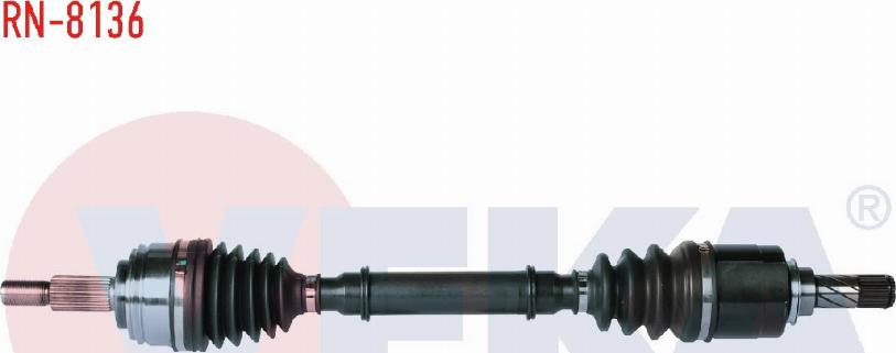 Veka RN-8136 - Drive Shaft autospares.lv