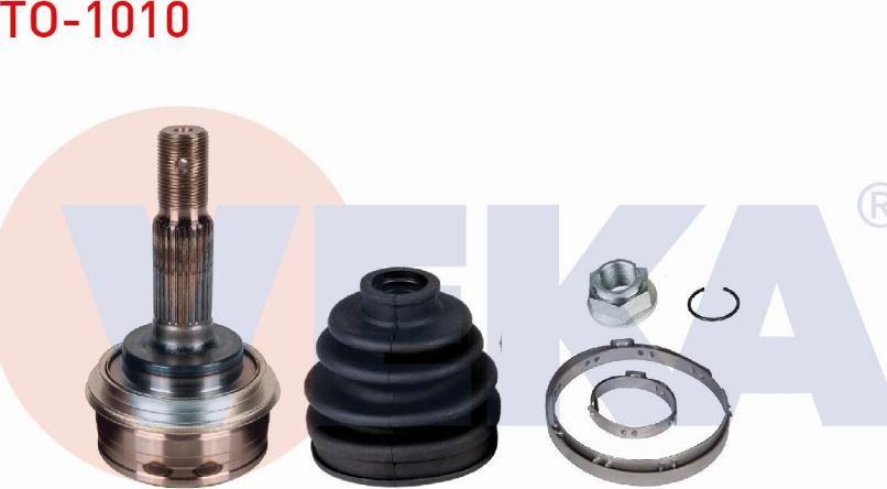 Veka TO-1010 - Joint Kit, drive shaft autospares.lv