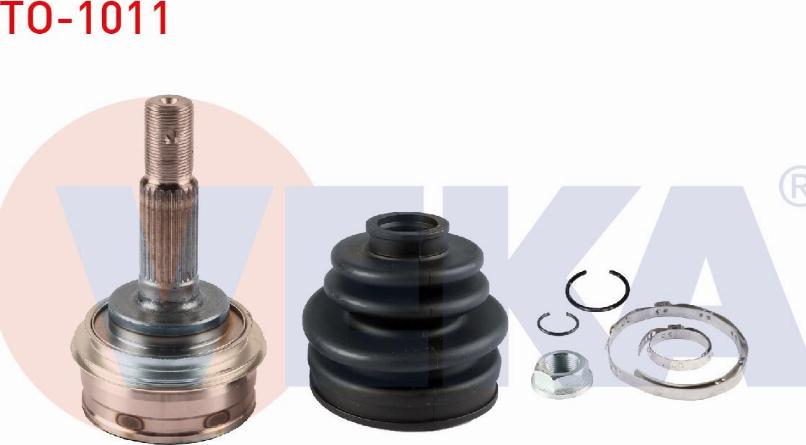 Veka TO-1011 - Joint Kit, drive shaft autospares.lv