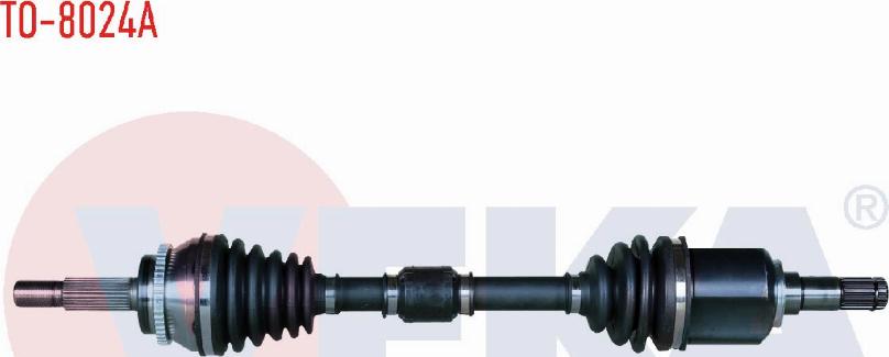 Veka TO-8024A - Drive Shaft autospares.lv