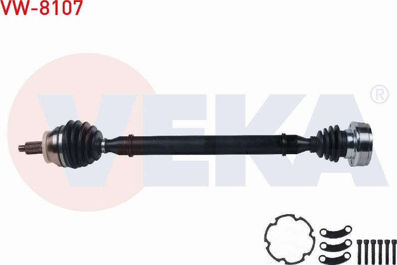 Veka VW-8107 - Drive Shaft autospares.lv