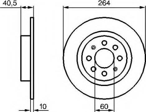 VEMA 98610 - Brake Disc autospares.lv