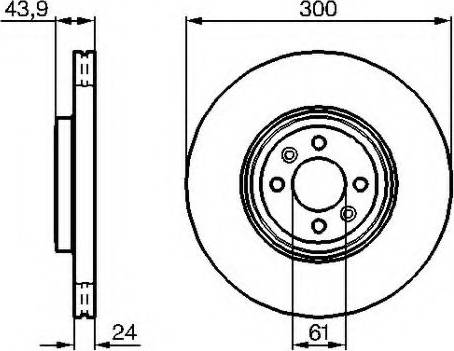 VEMA 98722 - Brake Disc autospares.lv