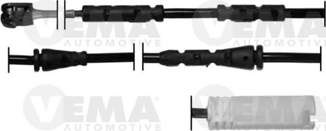 VEMA 117451 - Warning Contact, brake pad wear autospares.lv