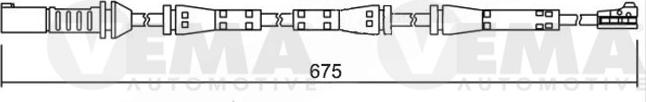 VEMA 117457 - Warning Contact, brake pad wear autospares.lv