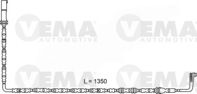VEMA 117510 - Warning Contact, brake pad wear autospares.lv