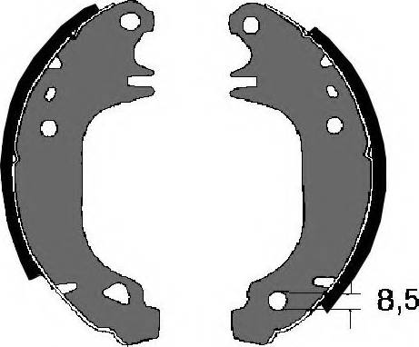 VEMA 84311 - Brake Shoe Set autospares.lv