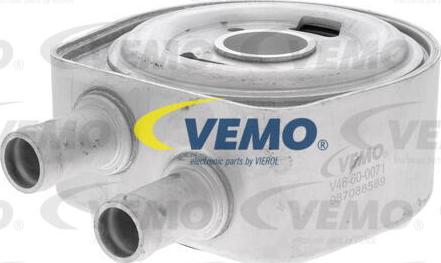 Vemo V46-60-0071 - Oil Cooler, engine oil autospares.lv