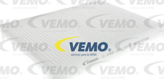 Vemo V46-30-1075 - Filter, interior air autospares.lv