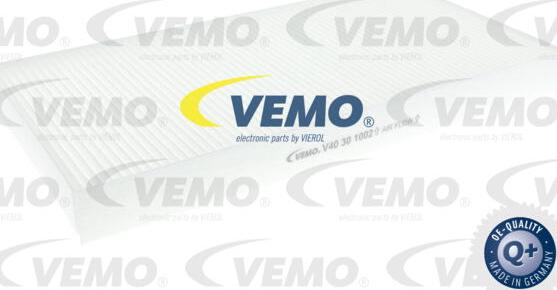 Vemo V40-30-1002 - Filter, interior air autospares.lv