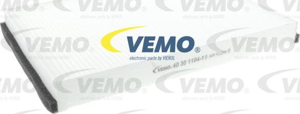 Vemo V40-30-1104-1 - Filter, interior air autospares.lv