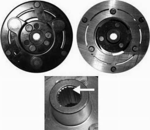 Vemo V15-77-1031 - Driven Plate, magnetic clutch compressor autospares.lv