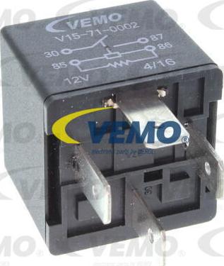 Vemo V15-71-0002 - Relay, main current autospares.lv